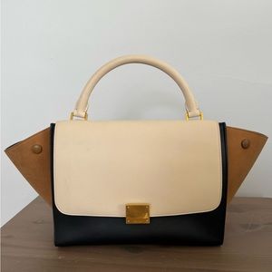 Celine Medium Tricolor Trapeze Bag